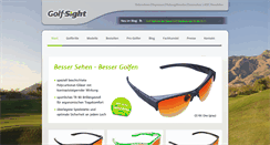 Desktop Screenshot of golf-sight.de