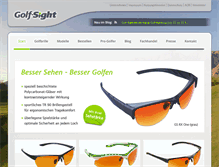 Tablet Screenshot of golf-sight.de